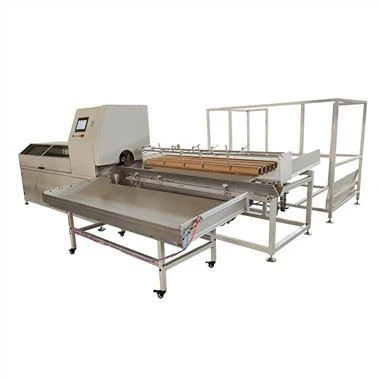 Cortador automático do núcleo para núcleos de papel grosso
